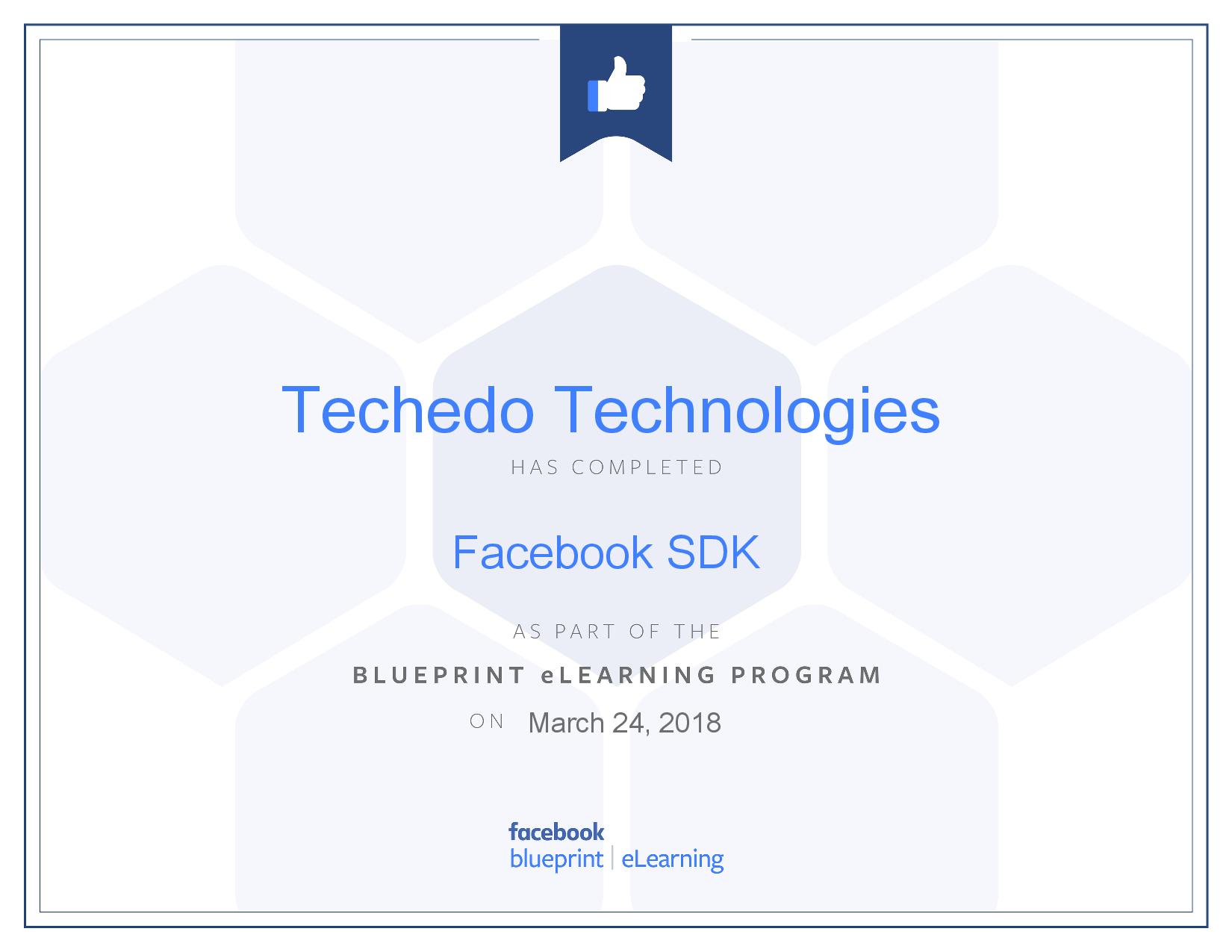 Facebook SDK Certificate